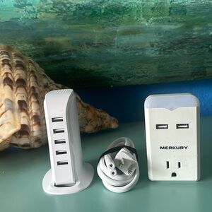 Two Charging Stations one with low light